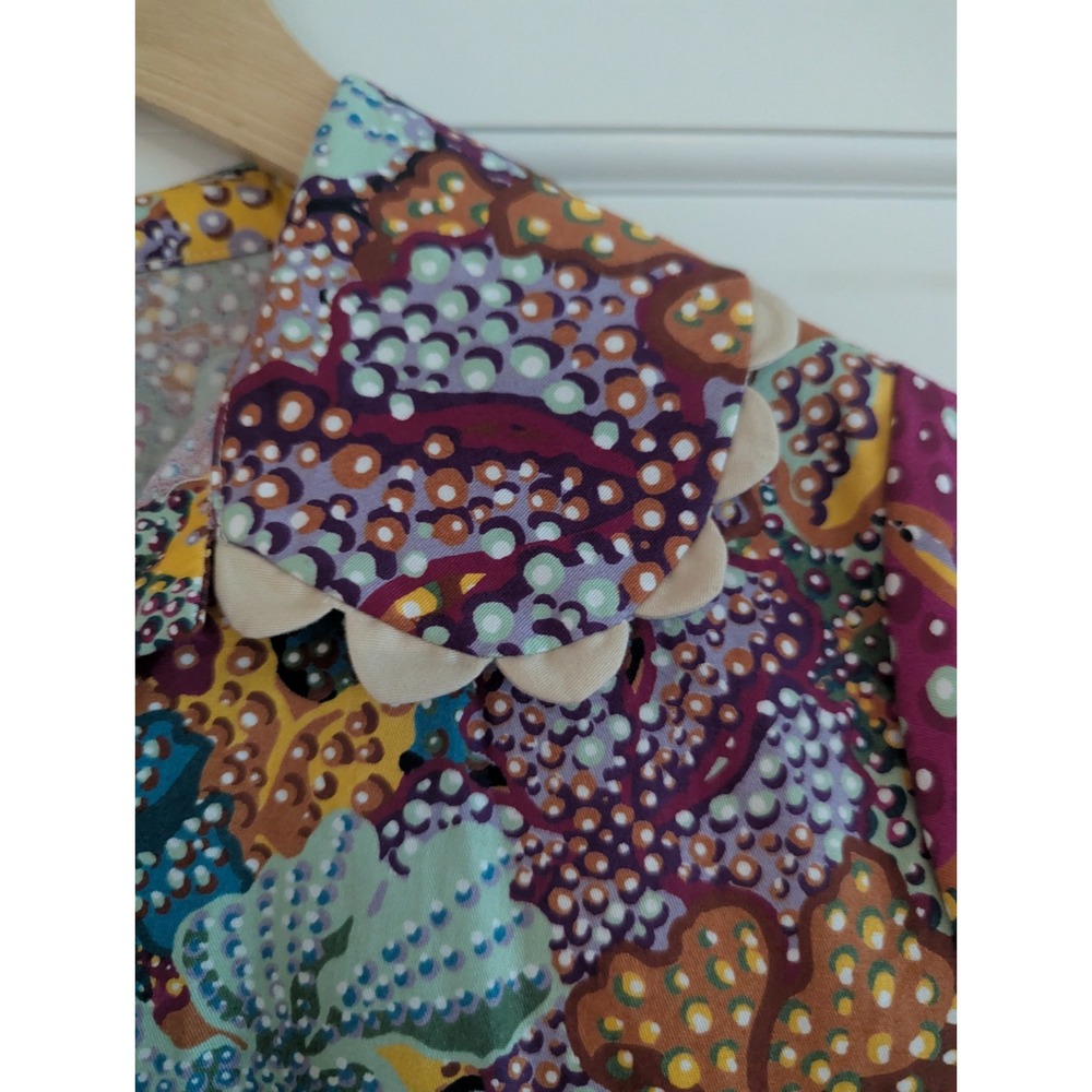 NEW!! Kika Vargas x Target Anemone Floral Mini Dress Womens Size S Oversized - Picture 6 of 11